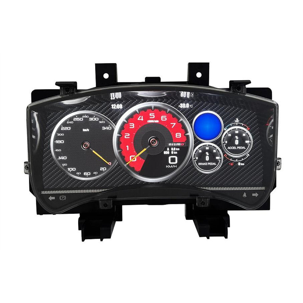 12.3" LCD Dashboard Panel Virtual Instrument Cluster Speedometer Car Odometer for Nissan GTR R35 2009-2022