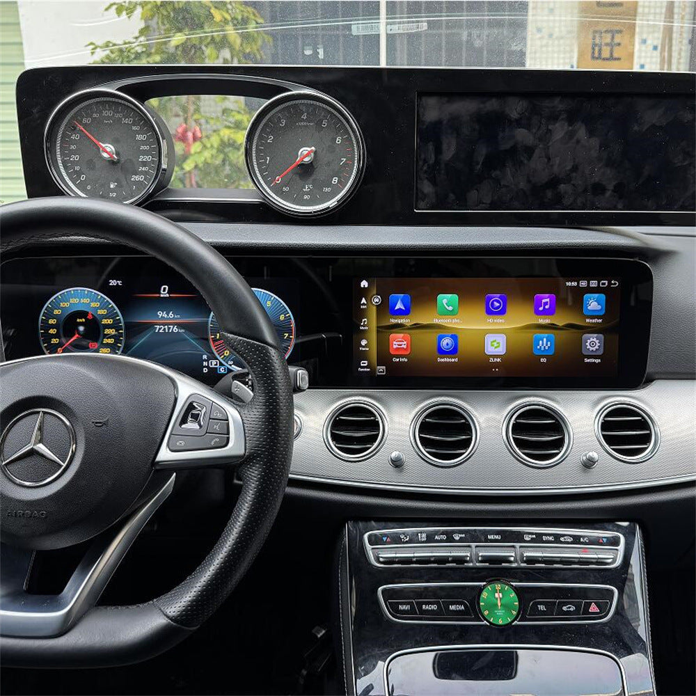12.3 Inches for Mercedes-Benz E200 E300 W213 2016-2018 Android Navigation Instrument Dual Screen