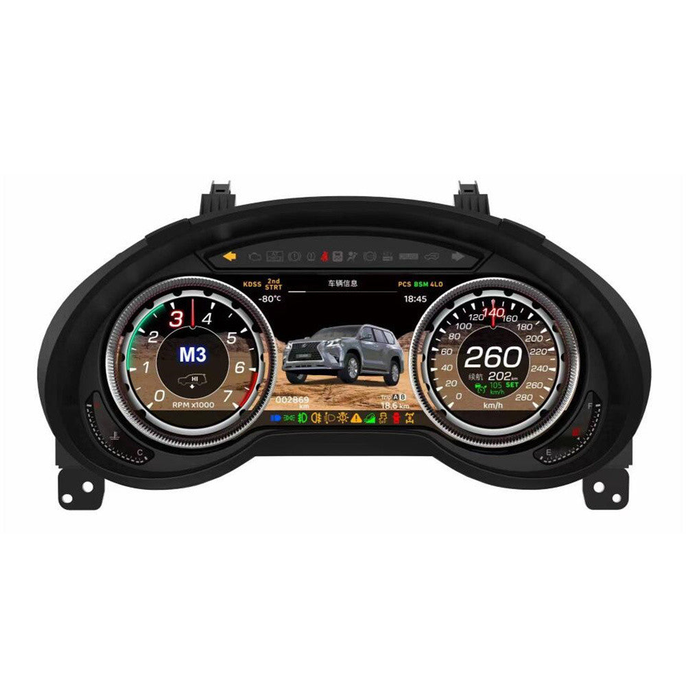 12.3 Inch LCD Instrument Cluster for 09-21 Lexus GX400 GX460