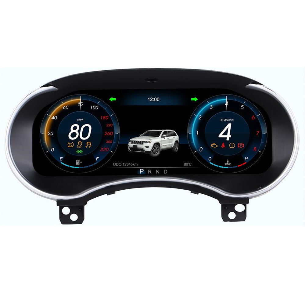 12.3 Inch LCD Digital Instrument Cluster for Dodge Durango 2011-2020, Built-in CarPlay
