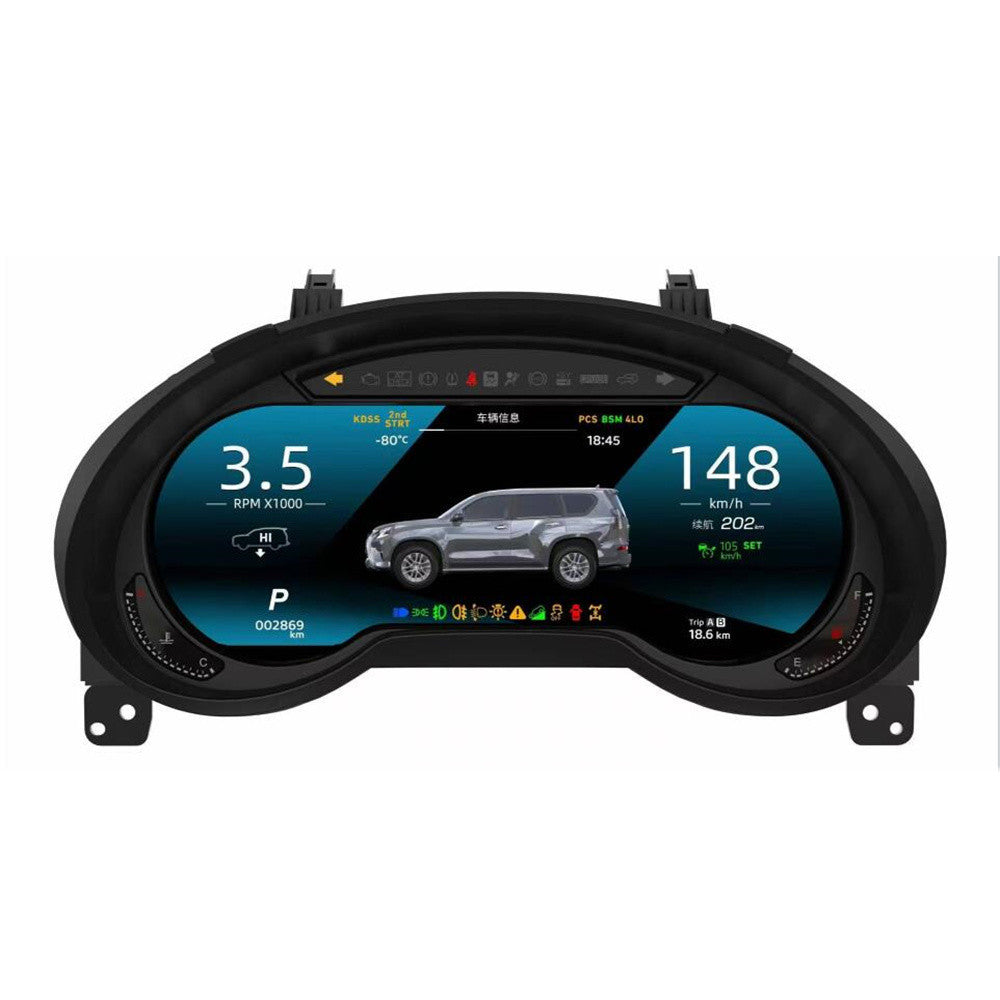 12.3 Inch LCD Instrument Cluster for 09-21 Lexus GX400 GX460