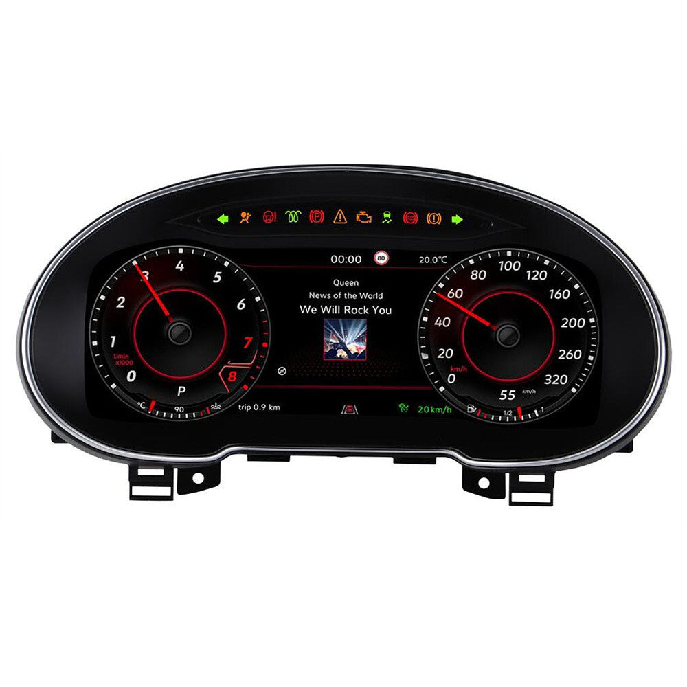 12.3 Inch Digital Cluster LCD Dashboard for volkswagen Skoda 2015-2020 Speedometer Linux System Plug and Play