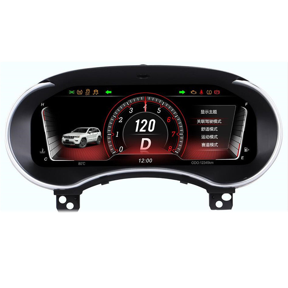 12.3 Inch LCD Digital Instrument Cluster for Dodge Durango 2011-2020, Built-in CarPlay