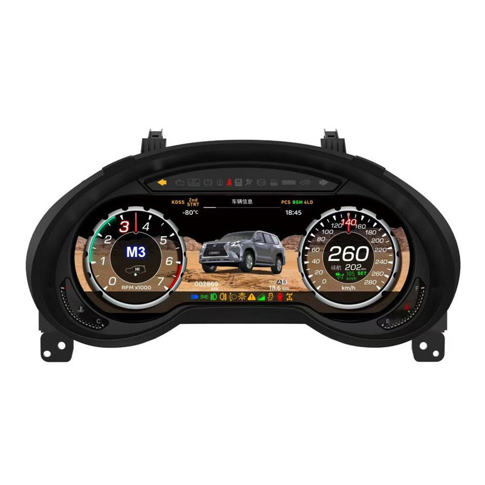 12.3 Inch LCD Instrument Cluster for 09-21 Lexus GX400 GX460