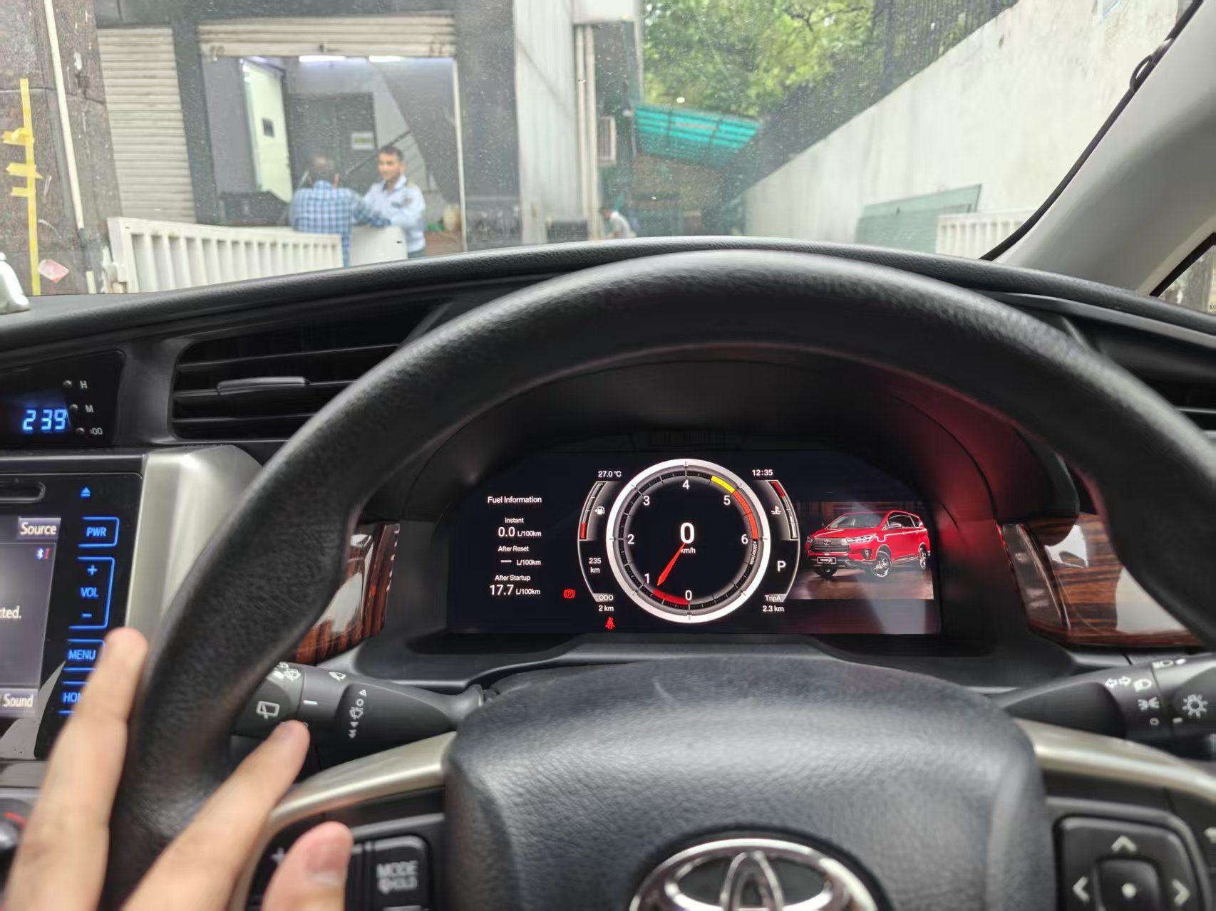 12.3 Inch LCD Cluster Linux For Toyota Innova 2016-2023 Speedometer Panel Digital Dashboard Instrument Cluster