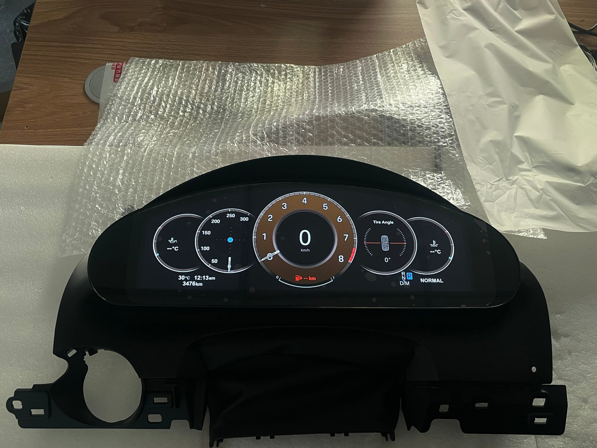 12.3" Linux System LCD Dashboard Speedometer Multifunction Digital Instrument Cluster for Porsche Cayenne 2011-2017