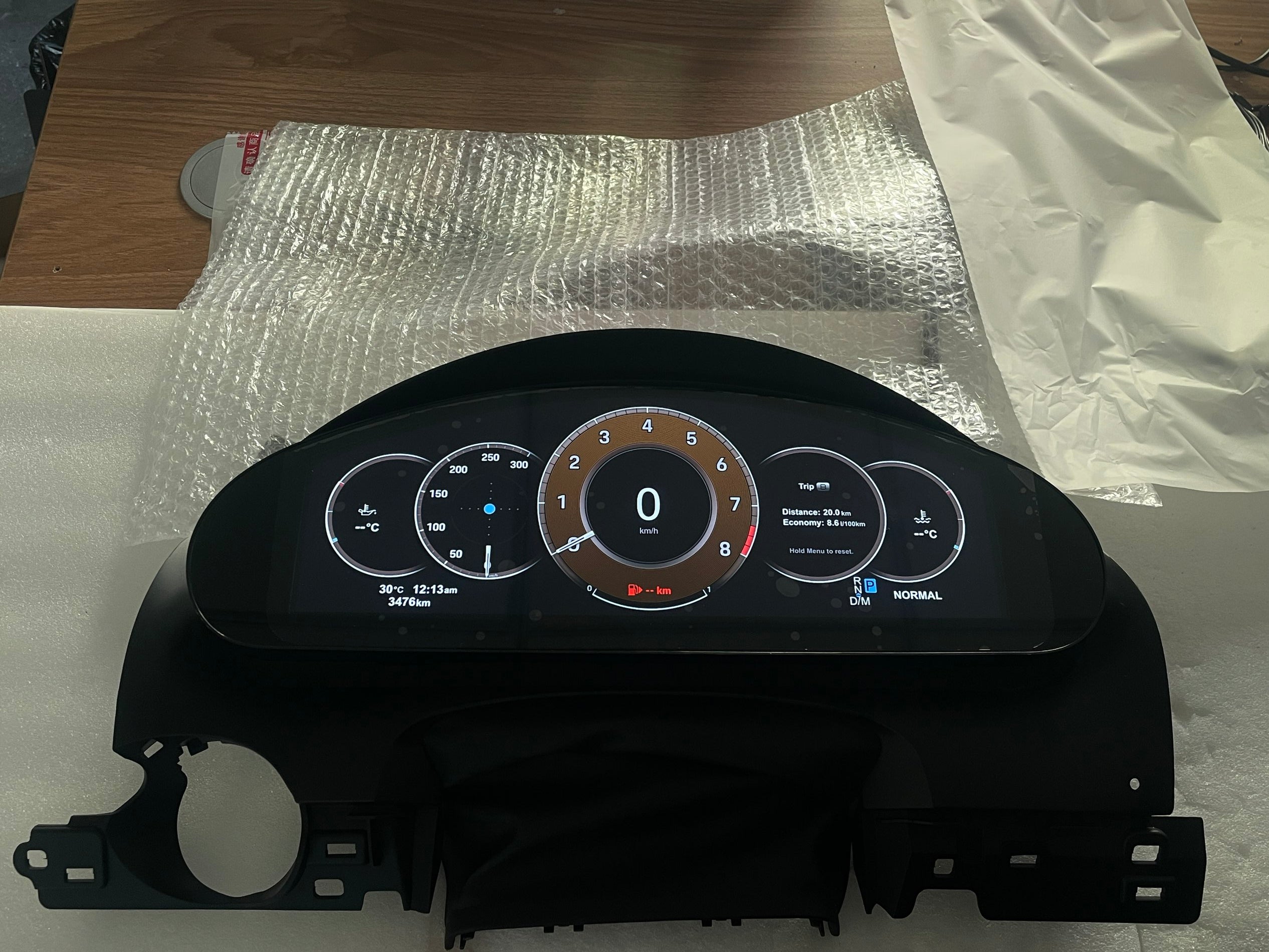 12.3" Linux System LCD Dashboard Speedometer Multifunction Digital Instrument Cluster for Porsche Cayenne 2011-2017