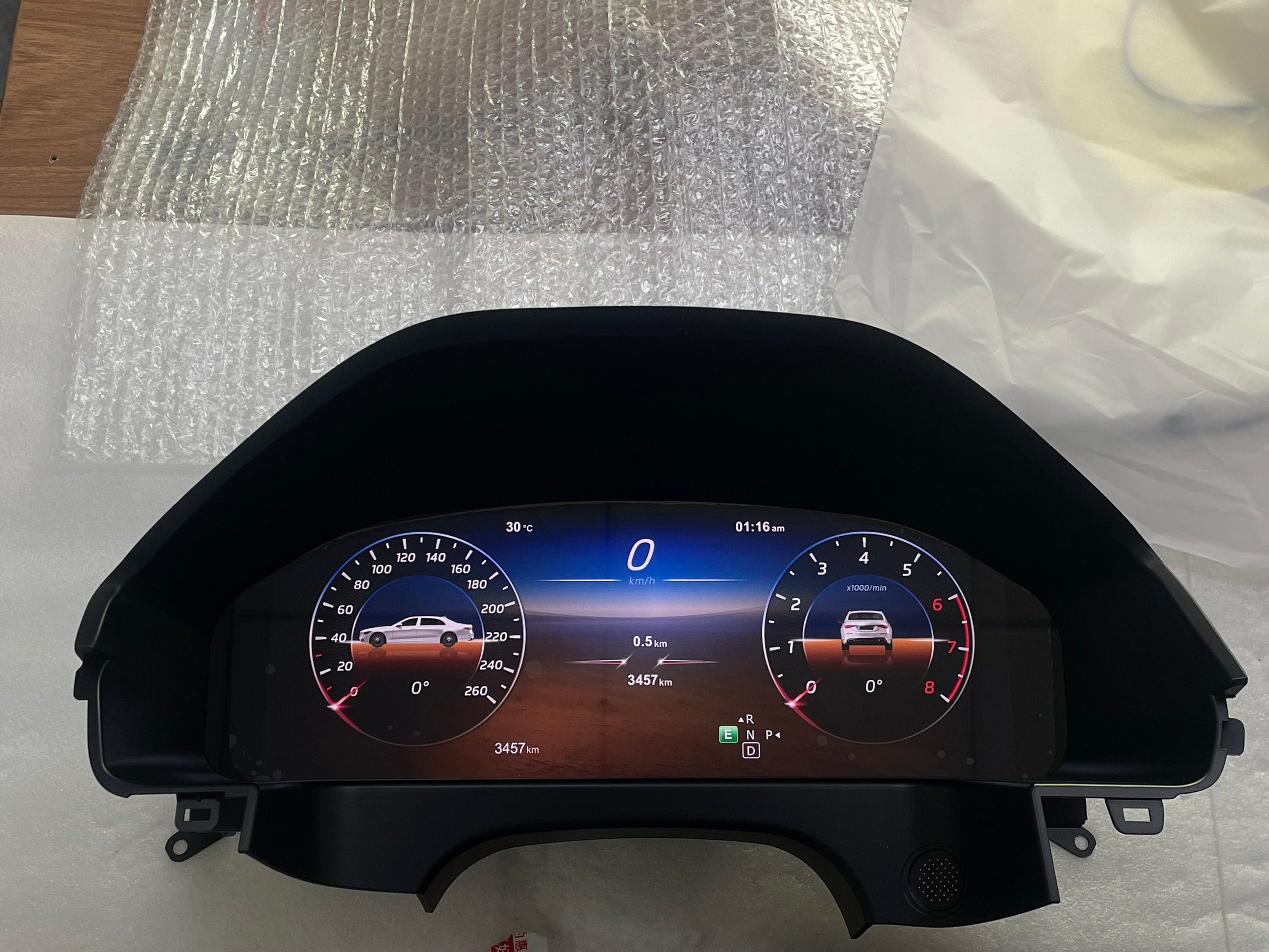 12.3" Linux System LCD Dashboard Speedometer Multifunction Digital Instrument Cluster for BENZ E W212/NTG 4.5 2012-2013