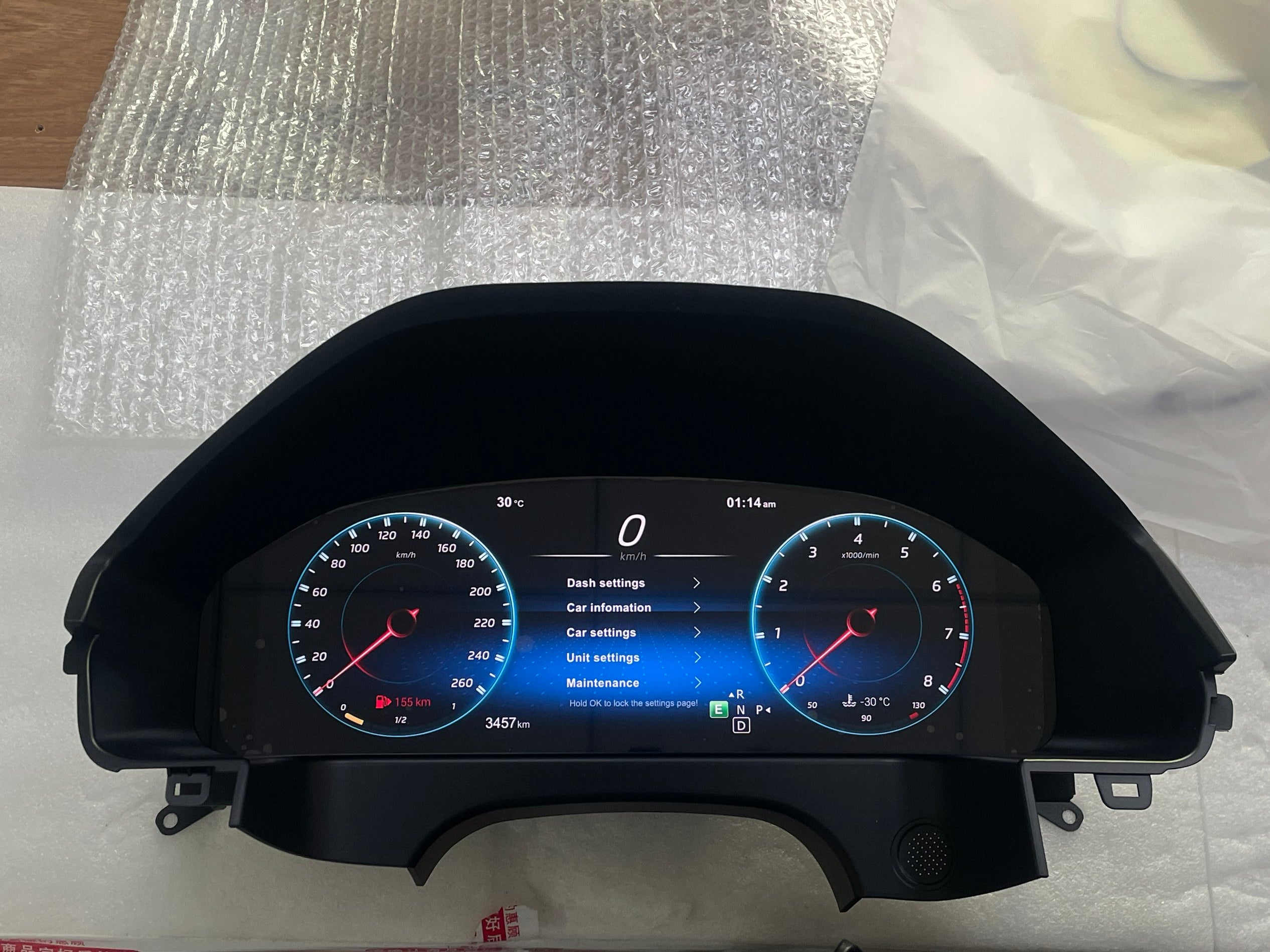 12.3" Linux System LCD Dashboard Speedometer Multifunction Digital Instrument Cluster for BENZ E W212/NTG 4.5 2012-2013