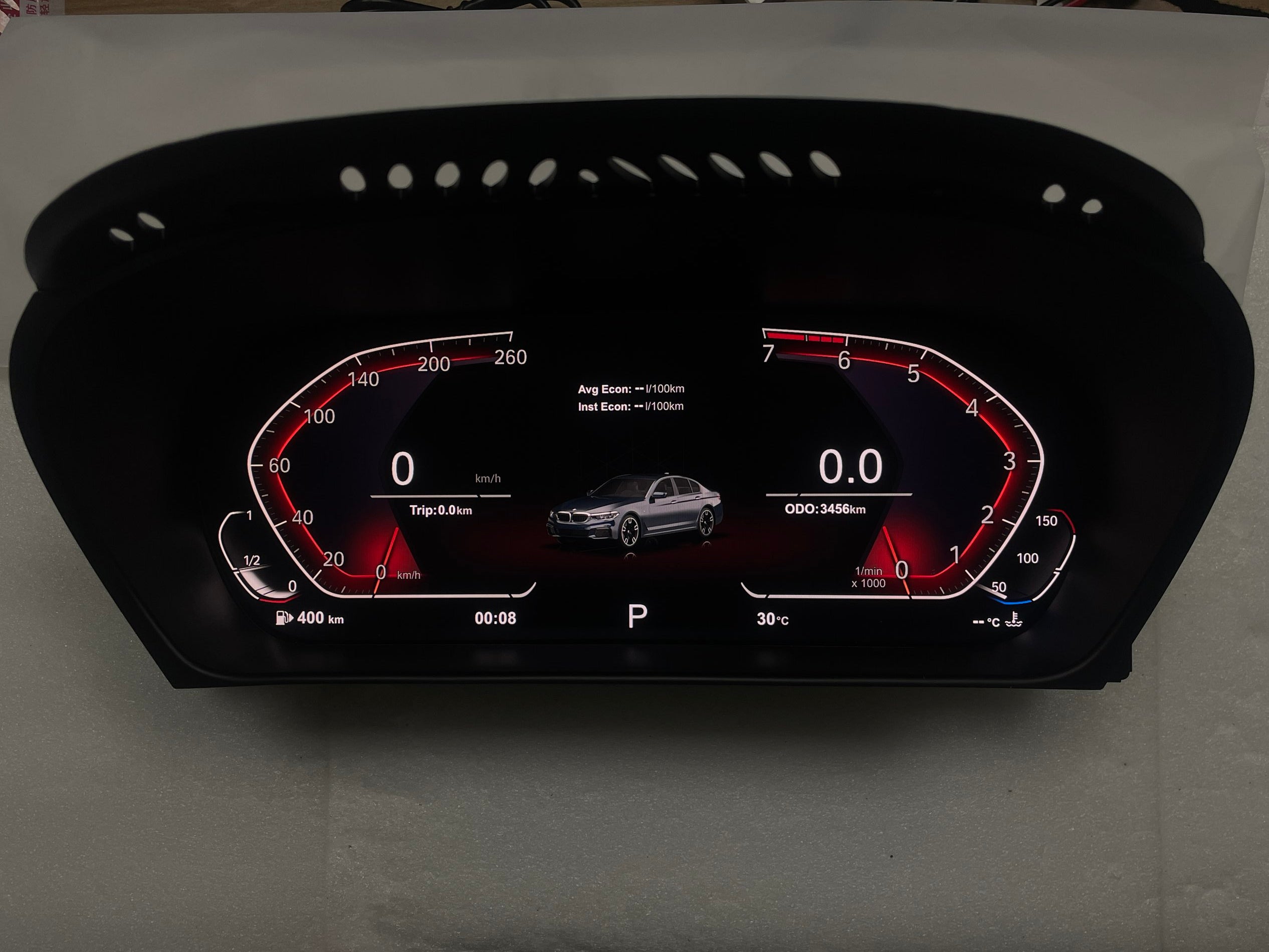 12.3" Linux LCD Digital Speed Cluster Retrofit Meter Dashboard for BMW X5 E70 X6 E71 Instrument Cluster