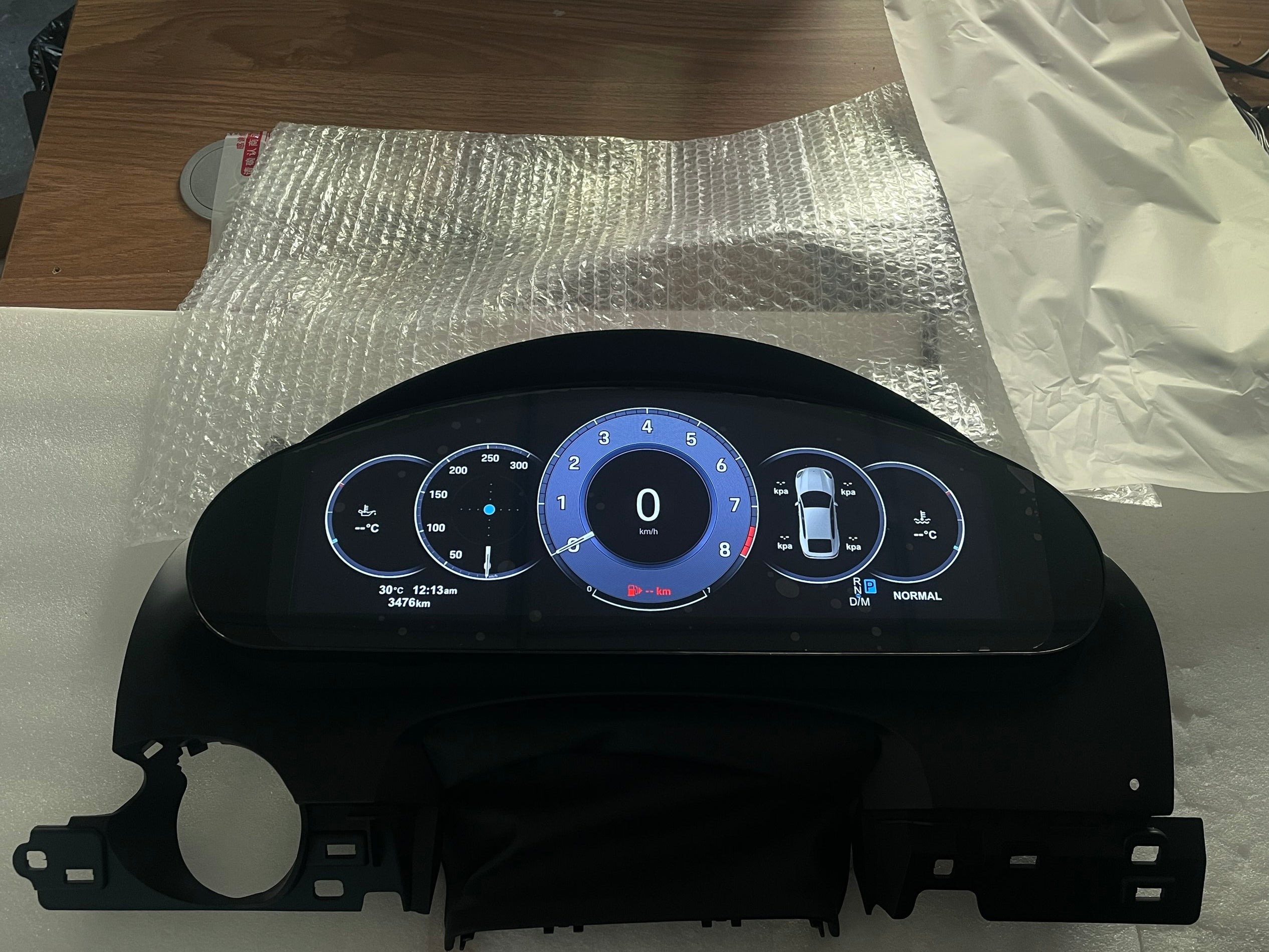 12.3" Linux System LCD Dashboard Speedometer Multifunction Digital Instrument Cluster for Porsche Cayenne 2011-2017